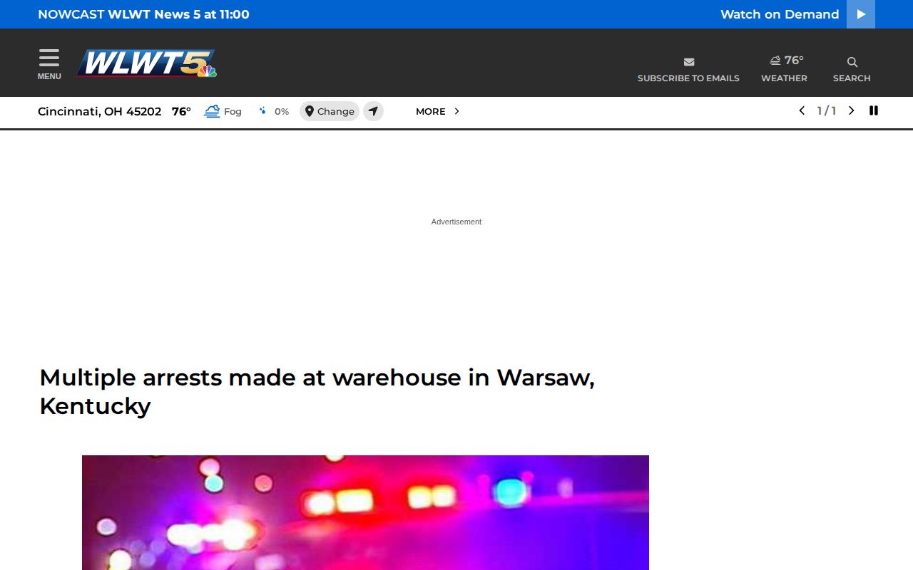 WLWT Warsaw event report sourced to Gallatin law enforcement